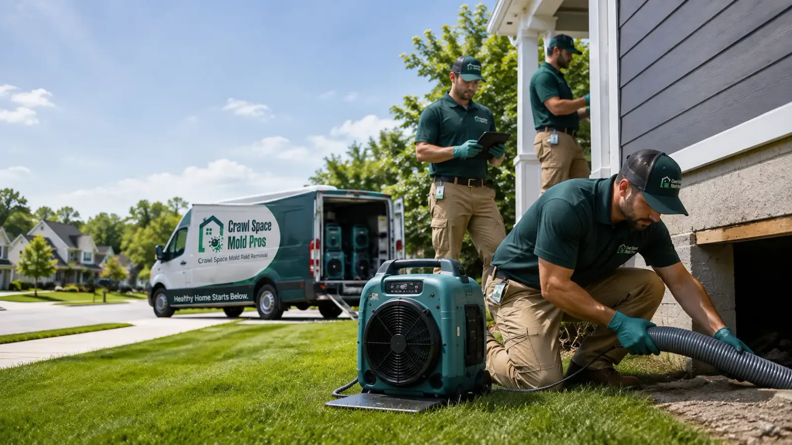 Crawl Space Mold Removal in Hoopeston, IL